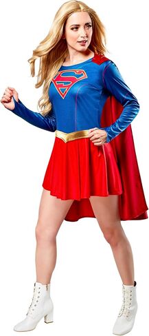 Rubies at Party City DC Superheroes Supergirl TV Series: Supergirl Costume Dress for Adults in Saudi Arabia