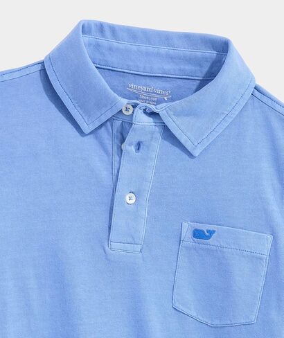 Vineyard Vines Boys' Boys' Surf Jersey Garment Dye Polo in Kuwait