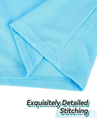 Boys Polo Shirts Summer Pique Short Sleeve Button Down Uniform for Kids Child Daily Wear in Kuwait