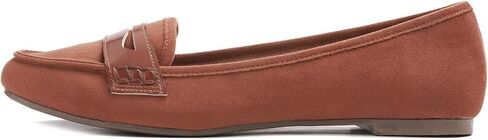 FEVERSOLE Women's Penny Loafer Round Toe Casual Flat Shoes in Saudi Arabia