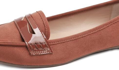 FEVERSOLE Women's Penny Loafer Round Toe Casual Flat Shoes in Saudi Arabia