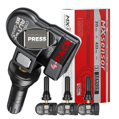 Autel TPMS Sensor MX-Sensor Tire Pressure Monitor Sensor 2 in 1 TPMS Sensors 315MHz 433MHz, Replaced OEM Tire Sensors Screw-in Rubber Valves (Pack of 4 SENSORS) in Saudi Arabia