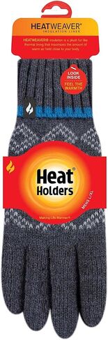قفازات HEAT HOLDERS® الرجالية Mendip | قفازات معزولة للعتاد البارد | خيوط حرارية متقدمة | دافئ وناعم + مريح in Kuwait