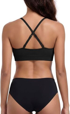 Women’s Nursing Bra Seamless Wireless Crisscross Back Maternity Bra 3Packs Sleep Pregnancy Postpartum in Saudi Arabia