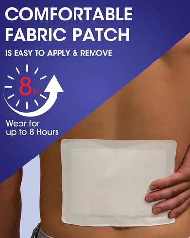 Newly Upgraded Lidocaine Patches, 16 Count Maximum Strength Pain Relief Patches (12 Non-Woven + 4 PU Film), 4% Lidocaine & 3% Menthol for Fast, Targeted Relief of Back, Joint & Muscle Pain in Saudi Arabia