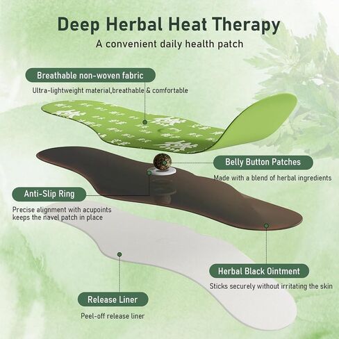 Herbal Patch Pad Balance, Mugwort Herbal Navel Patches (2 Box 10Piece) in Saudi Arabia