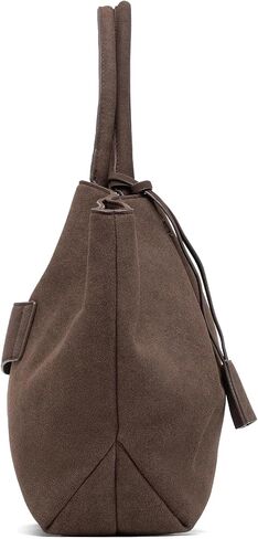 NEWBELLA Women's Large Leather Tote Bag, Top Handle Satchel Purse with Detachable Charm & Adjustable Strap for Work Travel in Kuwait