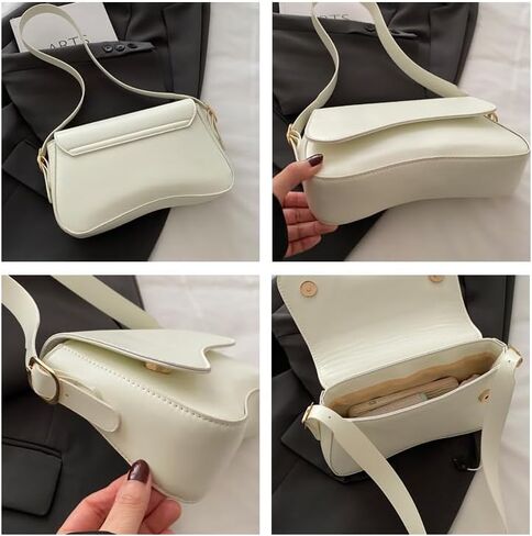 Women's Fashion Handbag, Vegetarian Leather Homeless Handbag,purse, Shoulder Bag With Magnetic Buckle in Kuwait