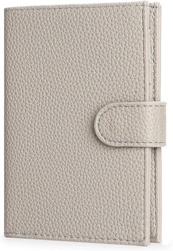 Passport Holder Wallet for Women,RFID Blocking Zippered Coins Pocket and Cash Slot Slim Compact Travel Wallet Passport Cover Case in Saudi Arabia