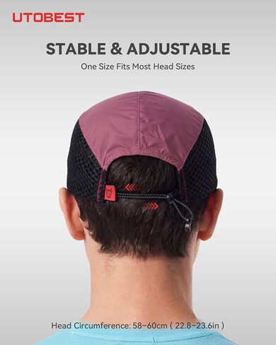 UTOBEST Race Day Performance Running Cap for Men Women | Ultralight Breathable Cap, Sport Hat, Quick Dry, Packable in Saudi Arabia