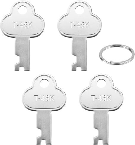 Old Trunk Key Replacement T-46 T46K 3815 3835For G-1,3815 Locks，Steamer Trunk Key for Seward Antique Trunks Chest Steamer - 4 Pack in Saudi Arabia