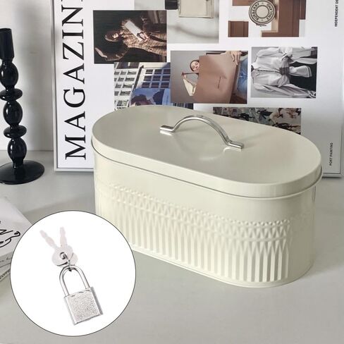 10Pcs Mini Cute Diary Padlock, Tiny Luggage Lock with Keys, Small Locks for Jewelry Boxes Decor Backpack Travel, Silver in Saudi Arabia