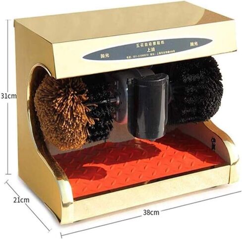 Automatic Shoe Polishing Machine, Electric Sensor Shoe Shiner with Induction Cleaning Brush Dust Removal and Shine System for Home Office and Commercial Footwear Care Use in Saudi Arabia