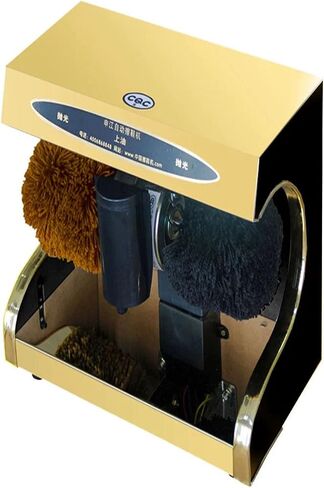 Automatic Shoe Polishing Machine, Electric Sensor Shoe Shiner with Induction Cleaning Brush Dust Removal and Shine System for Home Office and Commercial Footwear Care Use in Saudi Arabia