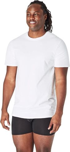 Hanes Mens Ultimate Big White T-Shirt 3-Pack, 2XB, White in Kuwait