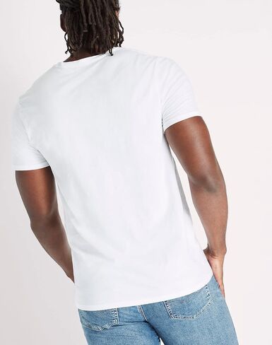 Hanes Mens Ultimate Big White T-Shirt 3-Pack, 2XB, White in Kuwait