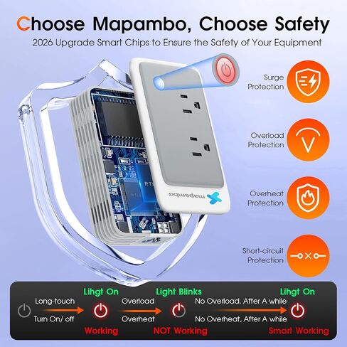 220V to 110V Voltage Converter US to Europe for Curling Iron and Hair Straighteners, Power Converter for European Travel Plug Adapter with 2 USB A & 2 USB C Ports (Type C-Europe) in Saudi Arabia