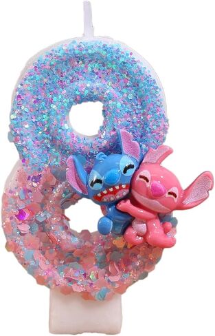 Cute Number 7 Candles, Cartoon Character Cake Topper, Perfect for Themed Birthday Party Decor (7) in Saudi Arabia
