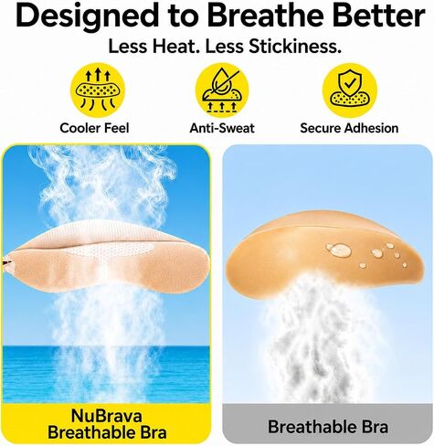 Sticky Bra Push Up, Strapless Adhesive Bra for Backless Dress, Front Clasp Stick On Bra, Invisible No Show Cups in Saudi Arabia