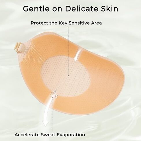 Sticky Bra Push Up, Strapless Adhesive Bra for Backless Dress, Front Clasp Stick On Bra, Invisible No Show Cups in Saudi Arabia