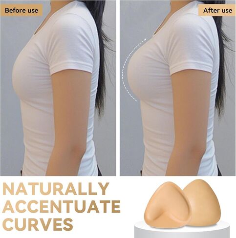 Ultra Push up Sticky Bra Pads Inserts,Double Sided Self Adhesive Bra Inserts,Stick on Bra for Sports Bra Swimsuit in Saudi Arabia
