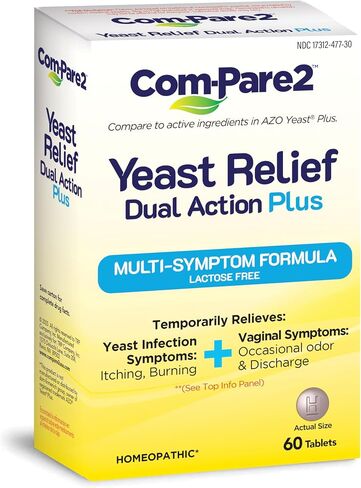 Com-Pare2 Yeast Relief Dual Action Plus in Saudi Arabia