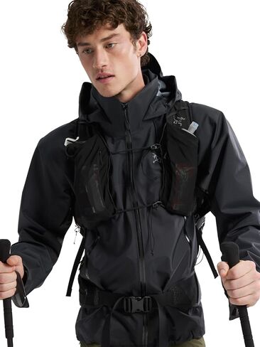 Arc'teryx Beta AR Men's Jacket | Waterproof, Windproof Gore-Tex Pro Shell Men's Winter Jacket with Hood for All Round Use | Black, Medium in Kuwait