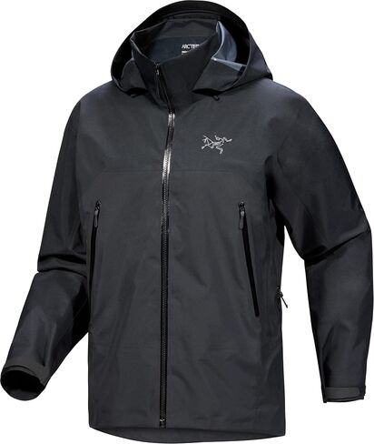 Arc'teryx Beta AR Men's Jacket | Waterproof, Windproof Gore-Tex Pro Shell Men's Winter Jacket with Hood for All Round Use | Black, Medium in Kuwait