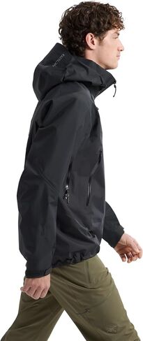 Arc'teryx Beta AR Men's Jacket | Waterproof, Windproof Gore-Tex Pro Shell Men's Winter Jacket with Hood for All Round Use | Black, Medium in Kuwait