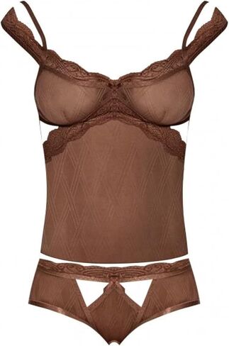 Magic Silk - Caramel Kiss Cami & Boyshort - Caramel - Small - Medium in Saudi Arabia
