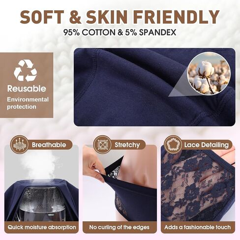 TUXIYA 6Pack Incontinence Underwear for Women, Leak Proof Underwear for Women Washable & Reusable for Leakage Protective Panties(Size:XL) in Kuwait