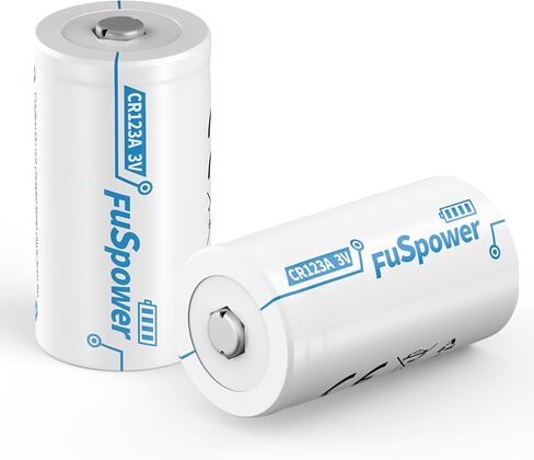 CR123A Batteries CR17345 3V 1500mAh Lithium Battery CR17335 DL123A CR123 Batteries for Intensity Flashlight and Security Device -2 Count in Saudi Arabia