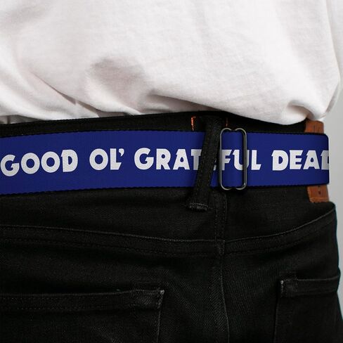 حزام ميت ممتن، حزام مشبك حزام الأمان، نص ميت جيد Ol Grateful ونجوم أزرق أبيض أحمر، قابل للتعديل in Kuwait