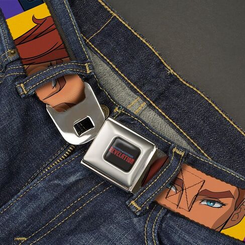 Masters of the Universe Belt, Seatbelt Buckle Belt, Masters Of the Universe Revelation Character Close Up Blocks, Adjustable in Kuwait