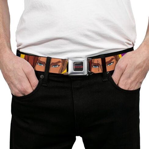 Masters of the Universe Belt, Seatbelt Buckle Belt, Masters Of the Universe Revelation Character Close Up Blocks, Adjustable in Kuwait