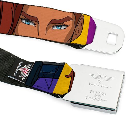 Masters of the Universe Belt, Seatbelt Buckle Belt, Masters Of the Universe Revelation Character Close Up Blocks, Adjustable in Kuwait