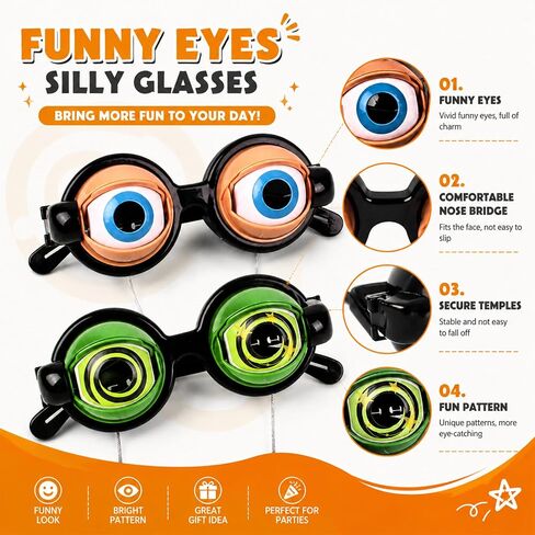 2-Piece Set with Funny Goggles, Funny Goggles and Funny Glasses for Adults, Classic and Vibrant Green Styles for Parties and Events in Saudi Arabia