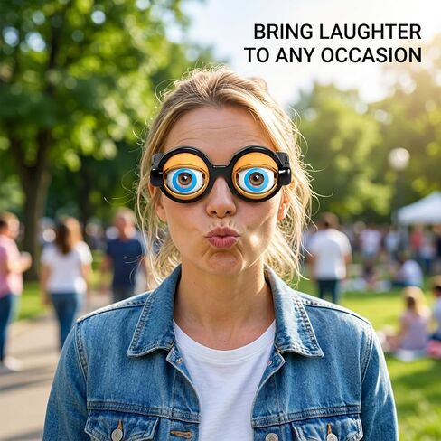 2-Piece Set with Funny Goggles, Funny Goggles and Funny Glasses for Adults, Classic and Vibrant Green Styles for Parties and Events in Saudi Arabia