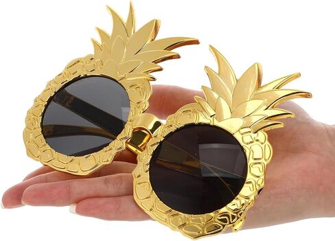 Pineapple Sunglasses for Kids Adult Funny Fruit Sunglasses Luau Party Glasses Beach Hawaiian Swimming Pool Silly and Fun Summer Accessories in Kuwait