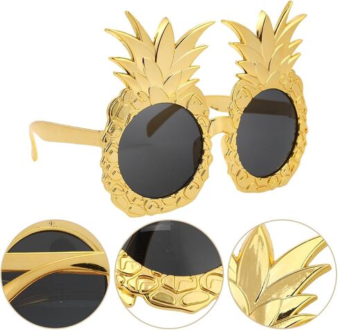 Pineapple Sunglasses for Kids Adult Funny Fruit Sunglasses Luau Party Glasses Beach Hawaiian Swimming Pool Silly and Fun Summer Accessories in Kuwait