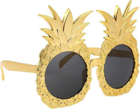 Pineapple Sunglasses for Kids Adult Funny Fruit Sunglasses Luau Party Glasses Beach Hawaiian Swimming Pool Silly and Fun Summer Accessories in Kuwait
