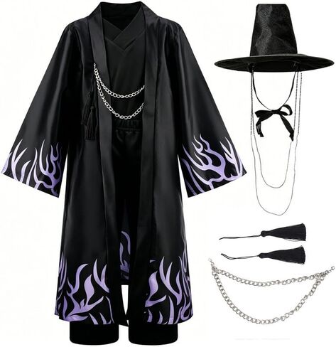 Binbo Black Suit Kids Kpop Style Outfit Costume in Saudi Arabia