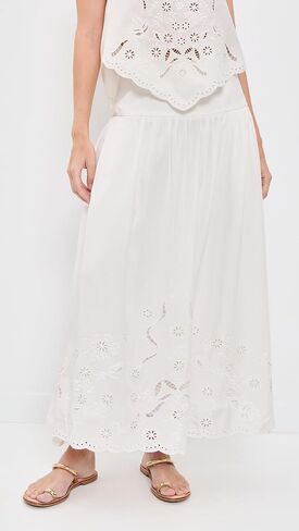 ASTR the label Women's Stevie Embroidered Midi Skirt in Kuwait