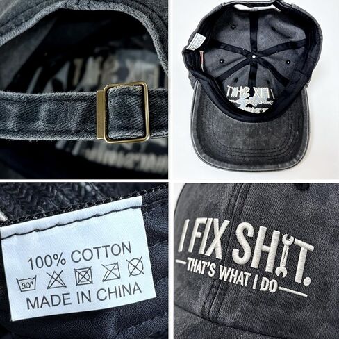 قبعة I FIX Shit، That What I Do Hat، قبعة بيسبول عتيقة قابلة للتعديل للرجال والنساء in Kuwait