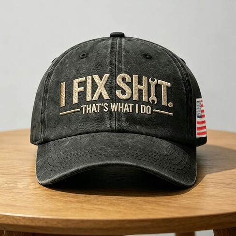 قبعة I FIX Shit، That What I Do Hat، قبعة بيسبول عتيقة قابلة للتعديل للرجال والنساء in Kuwait