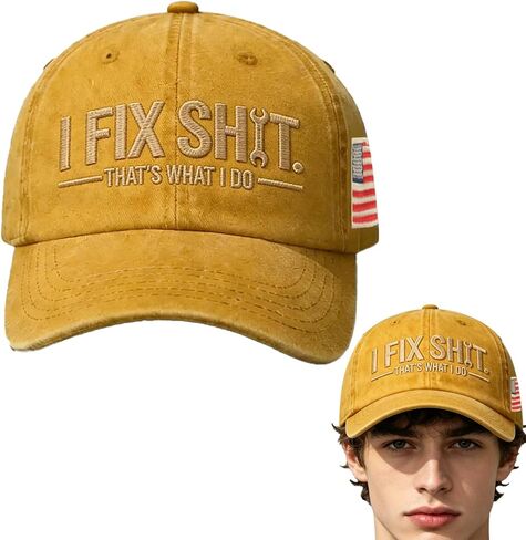 قبعة I FIX Shit، That What I Do Hat، قبعة بيسبول عتيقة قابلة للتعديل للرجال والنساء in Kuwait