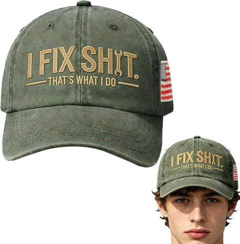 قبعة I FIX Shit، That What I Do Hat، قبعة بيسبول عتيقة قابلة للتعديل للرجال والنساء in Kuwait