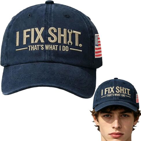 قبعة I FIX Shit، That What I Do Hat، قبعة بيسبول عتيقة قابلة للتعديل للرجال والنساء in Kuwait