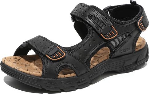 Wondamo Men's Hiking Sandals Athletic Walking Sandals With Feet Massager for Summer Outdoor Beach Sports Water Shoes Size 6-13 in Saudi Arabia