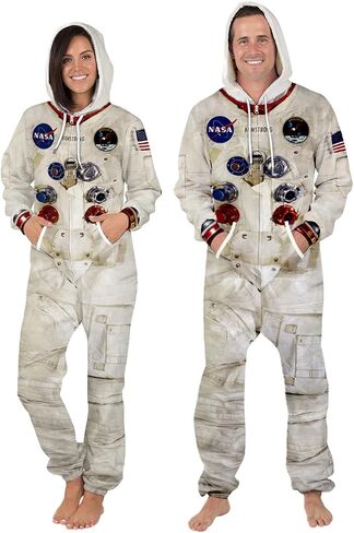 3D Print Adult Onesie Pajamas Sleepwear Halloween Costumes for Women Men in Kuwait